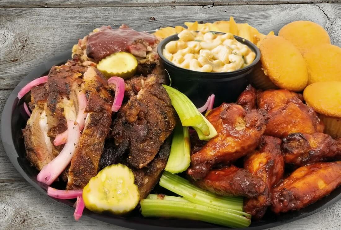 Famous Dave's The Flying Pig Feast available during Mondays in Michigan