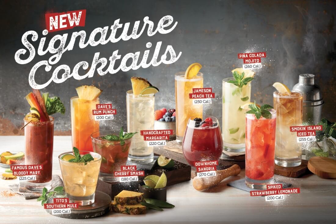 Signature Cocktails - Famous Daves DMV