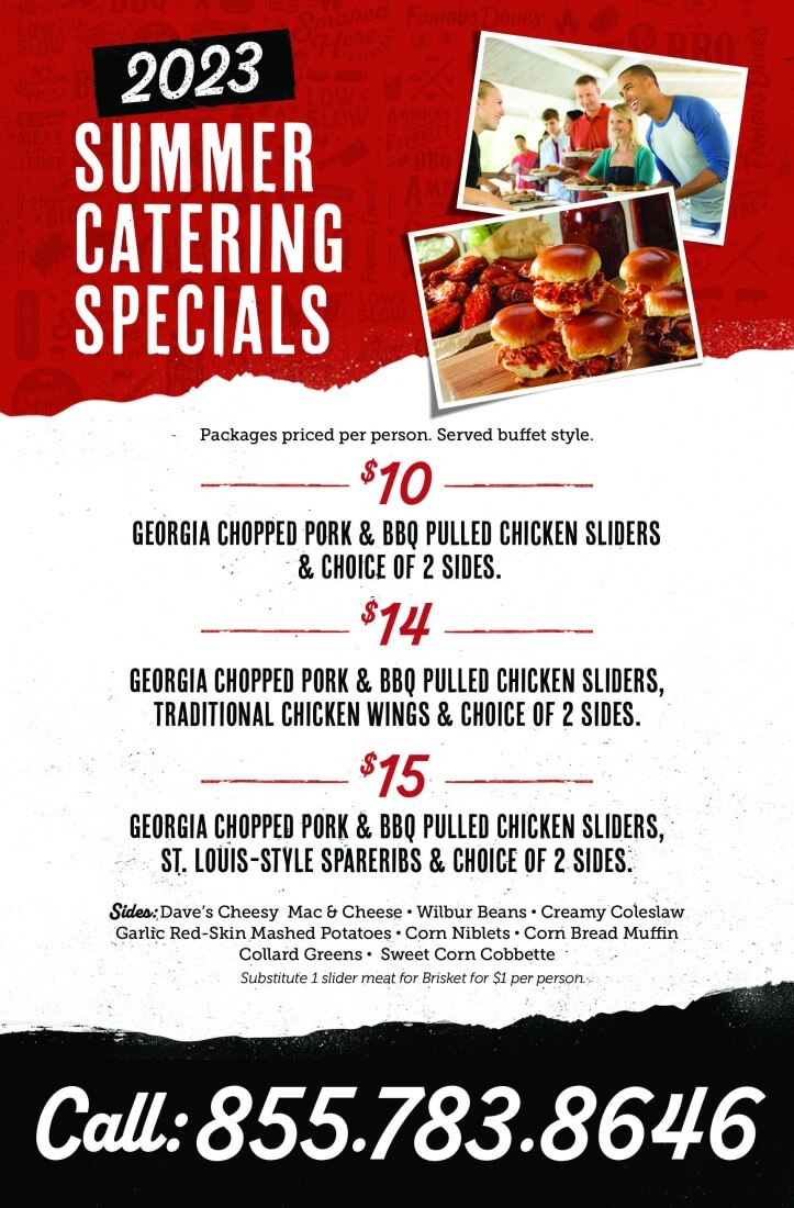 Summer Catering Specials